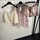 Floral Paisley Sheer Silk 3-Piece Set