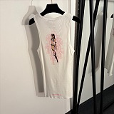 Luxury Gothic Style Sleeveless Summer Top