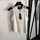 Chrome Hearts Silver Hardware Ribbed Tank