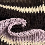 Chanel Sheer Striped Knit Top