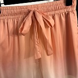 Zimmermann Ombré Silk Shirt & Long Pants Set