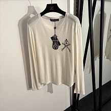 Chrome Hearts Cross Graphic Long Sleeve Tee