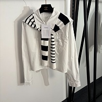 Nautical Striped Knit Cape Set