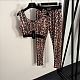 Dolce & Gabbana Leopard Print Sports Bra & Leggings Set