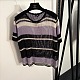 Chanel Sheer Striped Knit Top