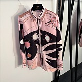 Emilio Pucci Pink & Black  Print Silk Co-ord Set