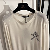 Chrome Hearts Cross Graphic Long Sleeve Tee