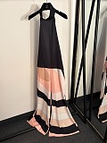 Emilio Pucci Halter Neck Backless Maxi Jumpsuit