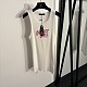 Luxury Gothic Style Sleeveless Summer Top
