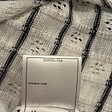 Chanel Pointelle Grid Knit Tee