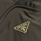 Prada Black One-Piece Swimsuit with Gold-Tone Ring Details