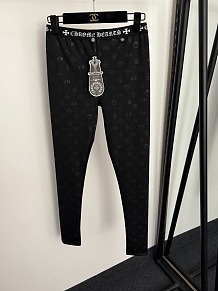 Chrome Hearts All-Over Cross Print Leggings