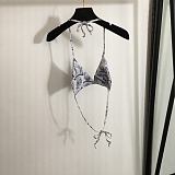 Chrome Hearts Monogram Graffiti Bikini Set