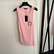 Chrome Hearts Pink Horseshoe Logo Tank Top