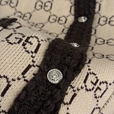 GG Monogram Jacquard Knit Cardigan