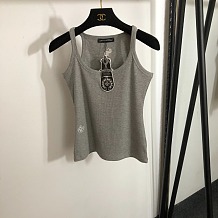 Chrome Hearts Ribbed Tank Top