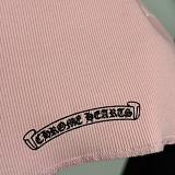 Chrome Hearts Pink Horseshoe Logo Tank Top