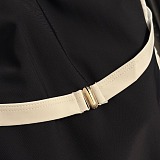 Contrast Binding Cut-Out One-Piece Swimsuit