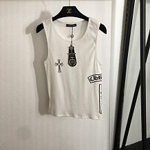 Chrome Hearts Cross & Side Logo Tank Top