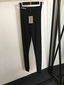 Balenciaga Logo Waistband Slim-Fit Leggings