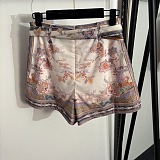 Floral Paisley Sheer Silk 3-Piece Set