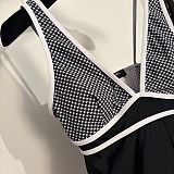 Plaid Pattern  One-Piece Swimsuit