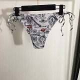 Chrome Hearts Monogram Graffiti Bikini Set