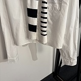 Nautical Striped Knit Cape Set