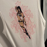 Luxury Gothic Style Sleeveless Summer Top