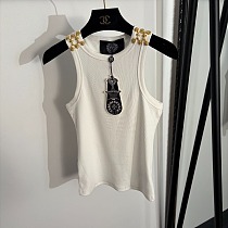 Chrome Hearts Gold Hardware Detail Tank Top