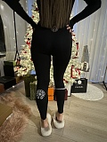 Chrome Hearts All-Over Cross Print Leggings