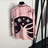 Emilio Pucci Pink & Black  Print Silk Co-ord Set