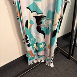 Printed Silk Kaftan Maxi Dress