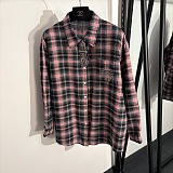 Chrome Hearts Plaid Flannel Shirt