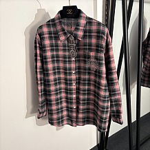 Chrome Hearts Plaid Flannel Shirt