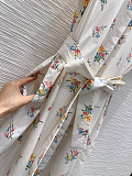 Dior Allover Floral Print  Shirt Dress