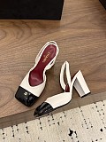 Patent Calfskin Slingbacks