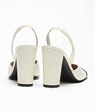 Patent Calfskin Slingbacks