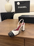 Patent Calfskin Slingbacks