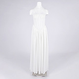 Corset Patchwork Flared Gown
