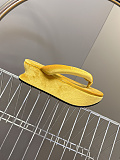 Balenciaga Stretch Velvet Gaeta Thong in Yellow（Balenciaga Summer 26 Collection）