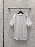 Dior Floral Embroidered Cotton Jersey T-Shirt