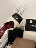 Patent Calfskin Slingbacks