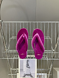 Balenciaga Stretch Velvet Gaeta Thong in Violet（Balenciaga Summer 26 Collection）