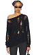 Distressed Oversize Sweater