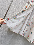 Dior Allover Floral Print  Shirt Dress
