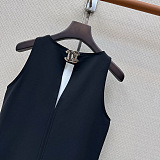 Chanel Sleeveless A-Line Little Black Dress