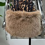 Animal Fur Sequin Skirt Set