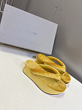 Balenciaga Stretch Velvet Gaeta Thong in Yellow（Balenciaga Summer 26 Collection）