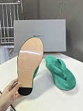 Balenciaga Stretch Velvet Gaeta Thong in Cyan（Balenciaga Summer 26 Collection）